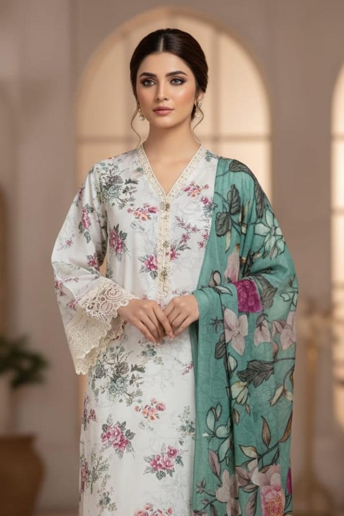 Dr Print Unstitched - Vol 1 - 3 Piece - DRP-008