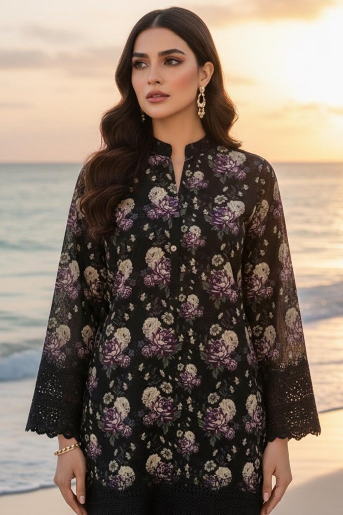 Oppulant Unstitched - 3 Piece - OPP-001