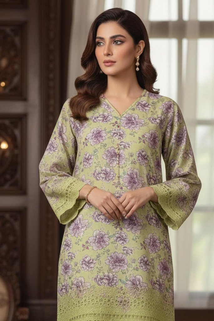 Oppulant Unstitched - 3 Piece - OPP-013