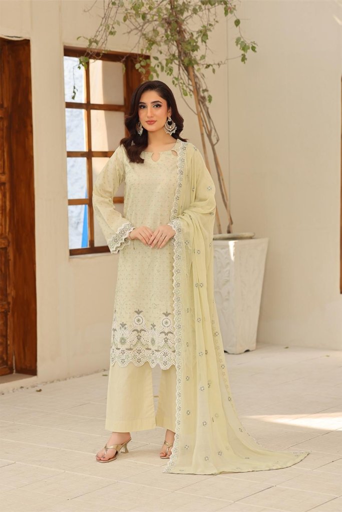 ZIVA Unstitched - 3 Piece - ZIV-005