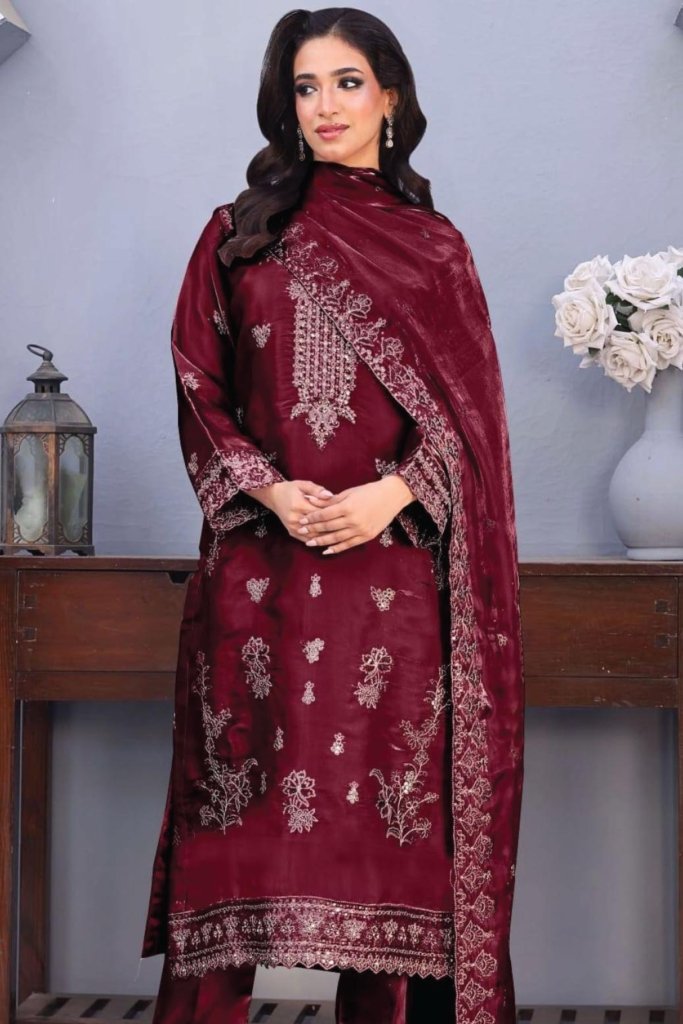 Luxe Unstitched - Vol-2 - 3 Piece - LUX-008
