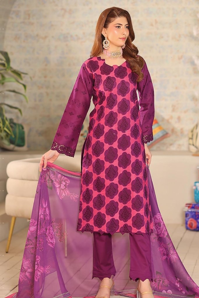 Dr Schiffli Unstitched - Vol 2 - 3 Piece - DRS-011