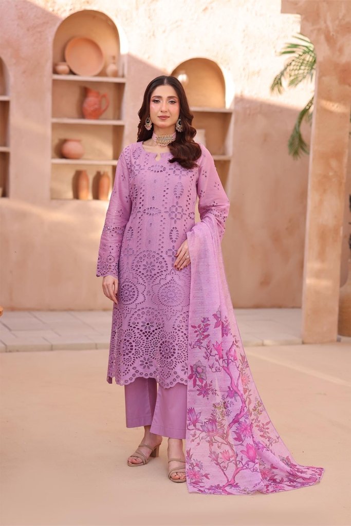 Dr Schiffli Unstitched - Vol 1 - 4 Piece - DRS-001