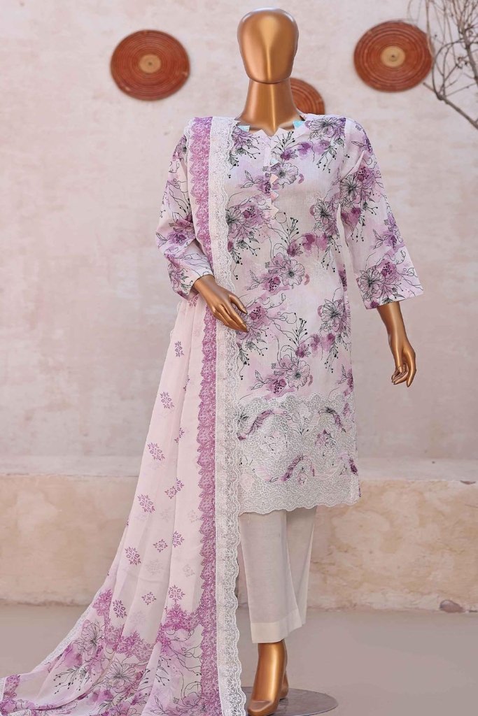 Simply White Unstitched - Vol-2 - 3 Piece - SIP-012