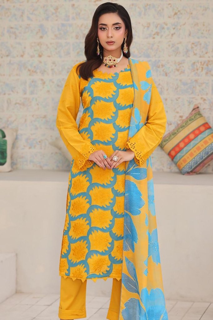 Dr Schiffli Unstitched - Vol 2 - 3 Piece - DRS-014