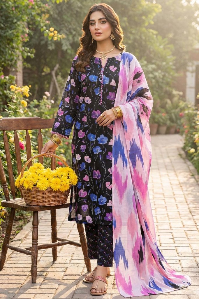 Dr Print Unstitched - Vol 6 - 3 Piece - DRP-042