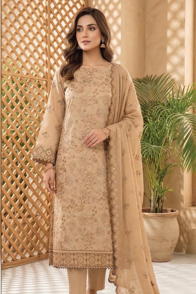 Dr Bareeze Unstitched - Vol-2 - 3 Piece - BAR-007