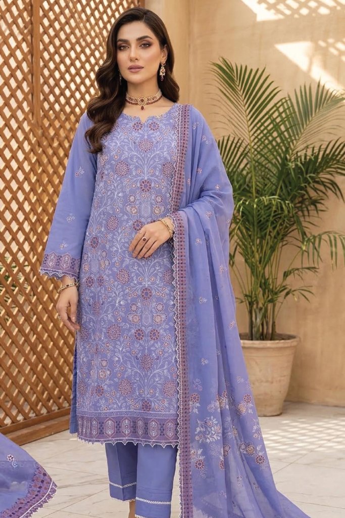 Dr Bareeze Unstitched - Vol-2 - 3 Piece - BAR-009