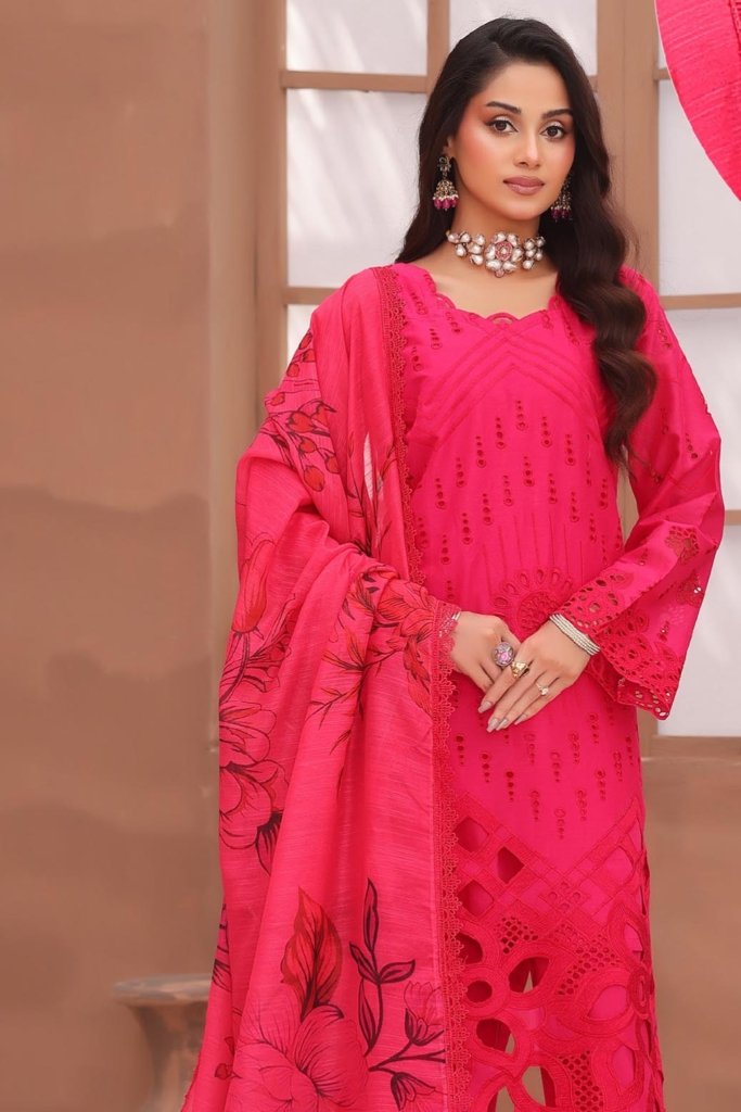 Dr Schiffli Unstitched - Vol 3 - 4 Piece - DRS-023