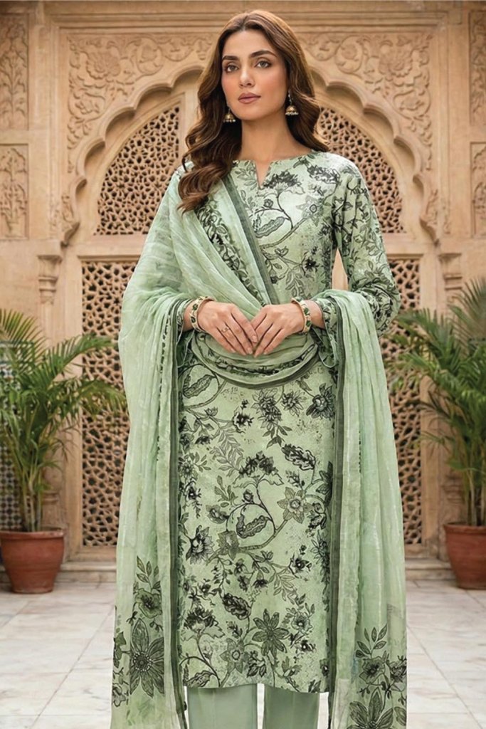 Dr Schiffli Unstitched - Vol 4 - 3 Piece - DRS-033