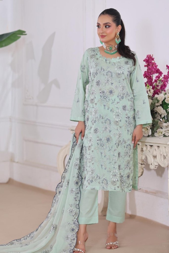 Dr Bareeze Unstitched - Vol-1 - 3 Piece - BAR-003