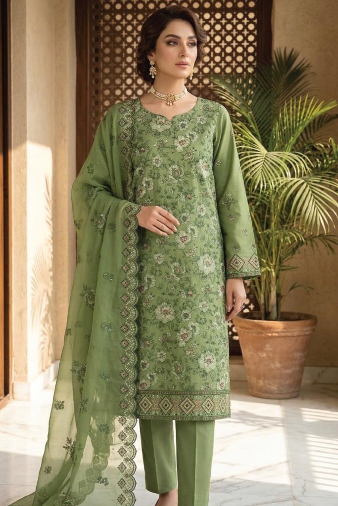 Dr Bareeze Unstitched - Vol-2 - 3 Piece - BAR-010