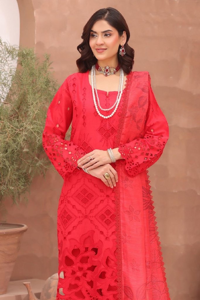 Dr Schiffli Unstitched - Vol 3 - 4 Piece - DRS-024