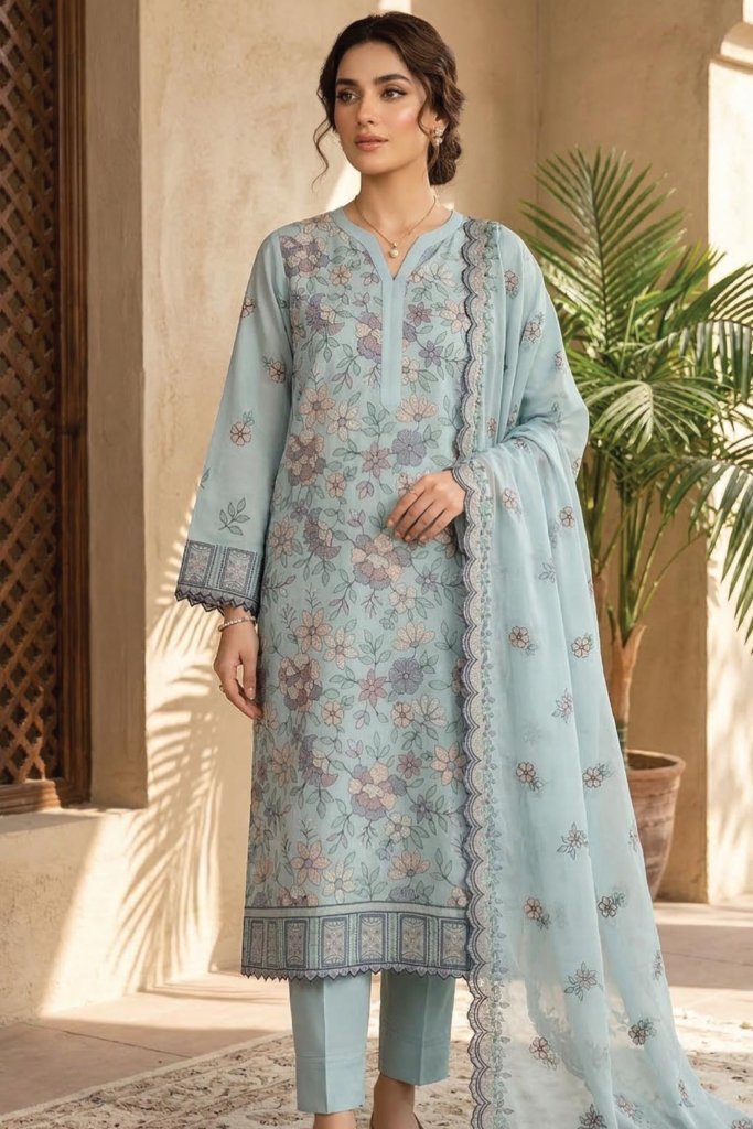 Dr Bareeze Unstitched - Vol-2 - 3 Piece - BAR-012