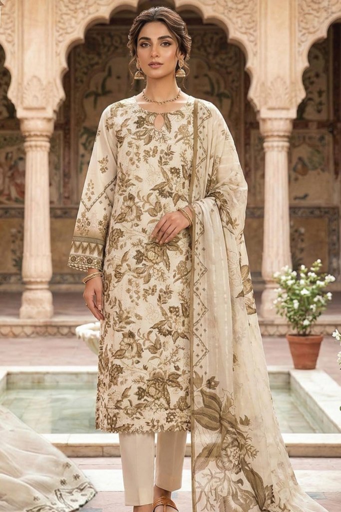 Dr Schiffli Unstitched - Vol 4 - 3 Piece - DRS-035