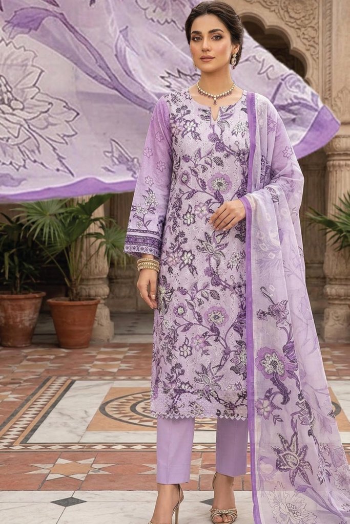 Dr Schiffli Unstitched - Vol 4 - 3 Piece - DRS-036