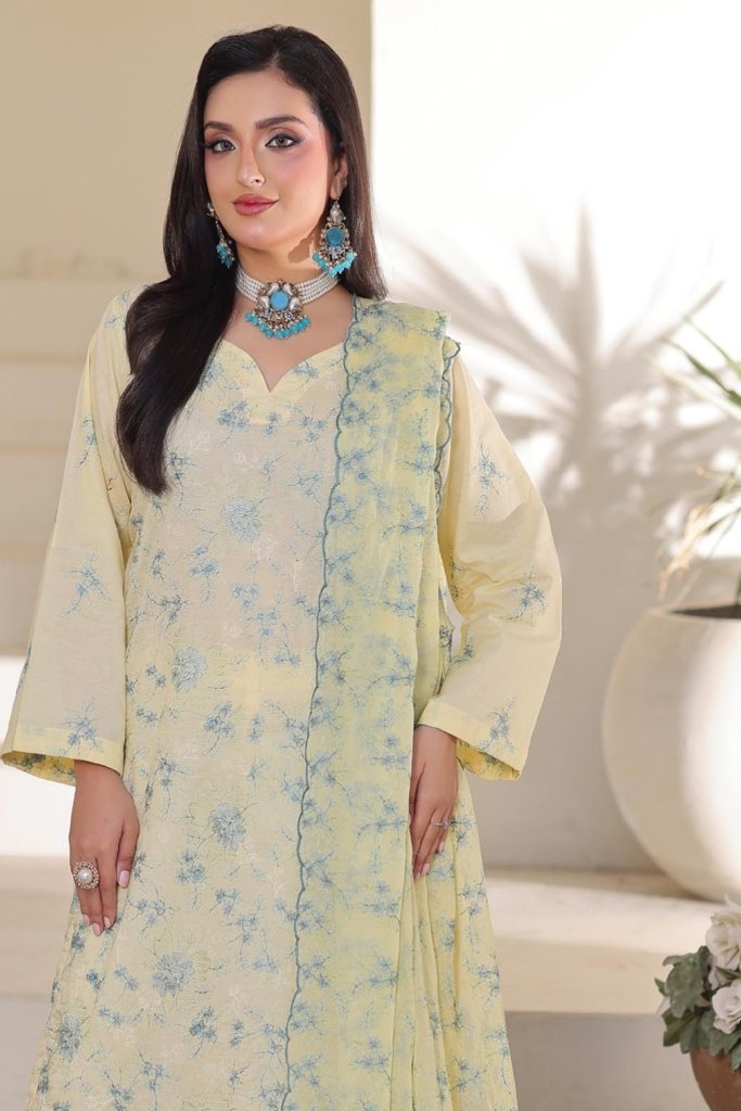 Dr Bareeze Unstitched - Vol-1 - 3 Piece - BAR-004