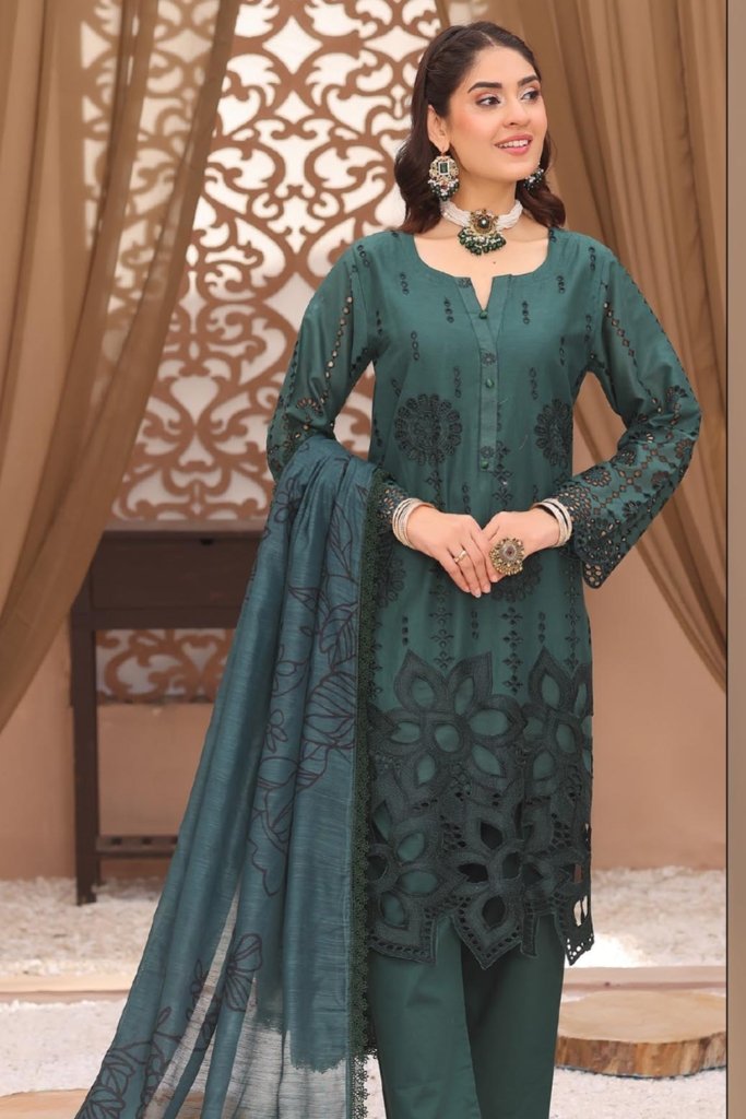 Dr Schiffli Unstitched - Vol 3 - 4 Piece - DRS-026