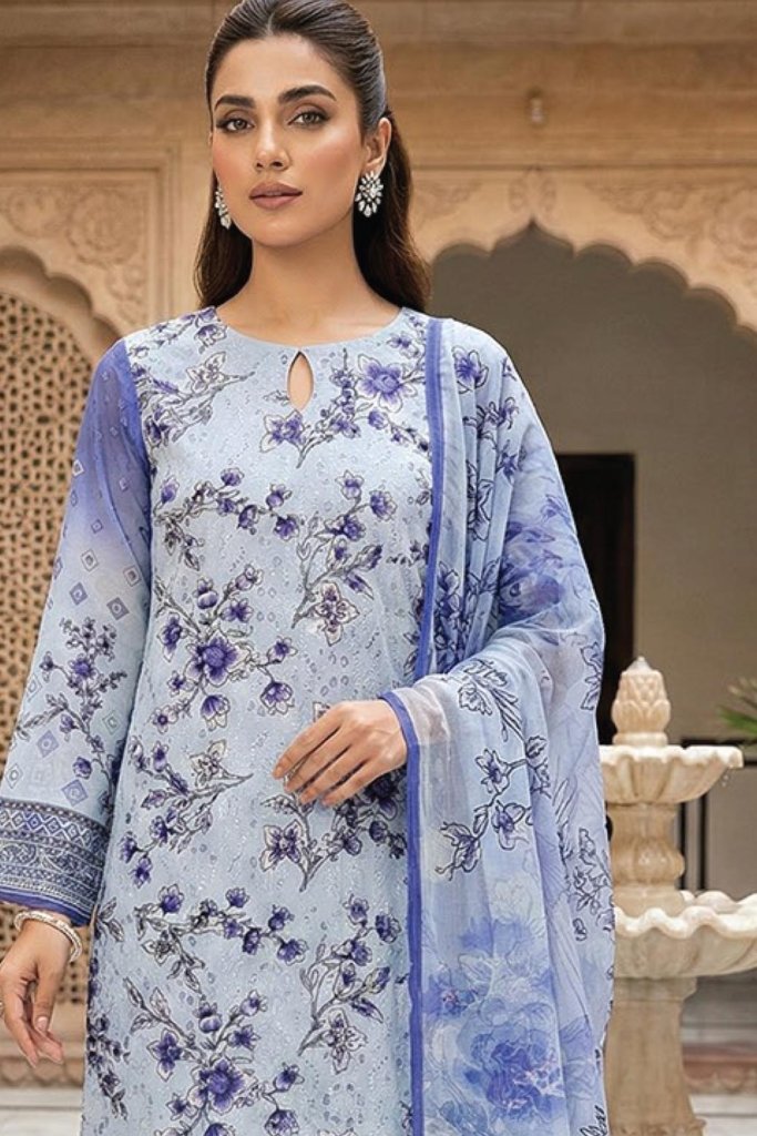 Dr Schiffli Unstitched - Vol 4 - 3 Piece - DRS-038