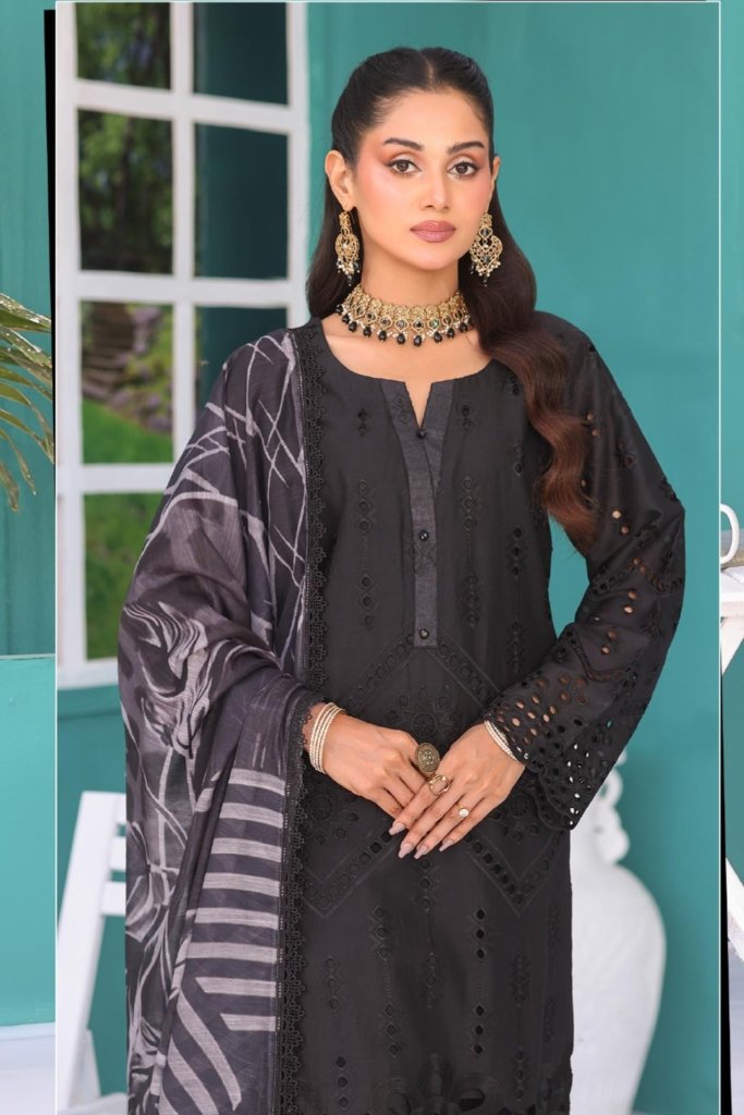 Dr Schiffli Unstitched - Vol 3 - 4 Piece - DRS-028