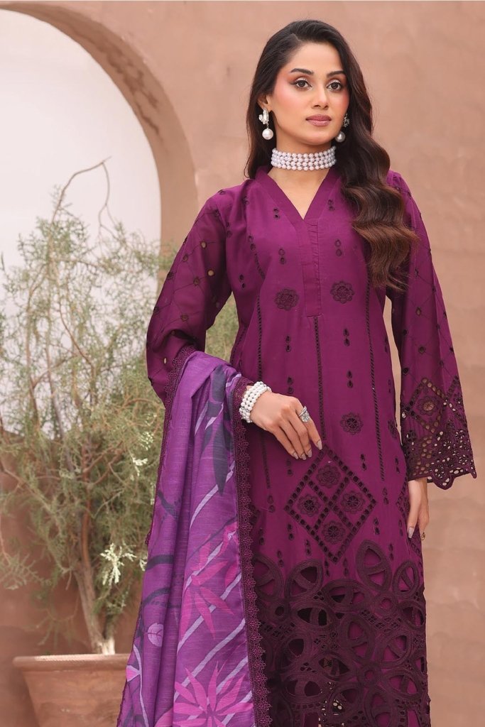 Dr Schiffli Unstitched - Vol 3 - 4 Piece - DRS-021