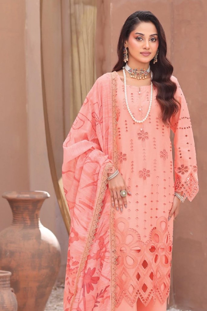 Dr Schiffli Unstitched - Vol 3 - 4 Piece - DRS-030