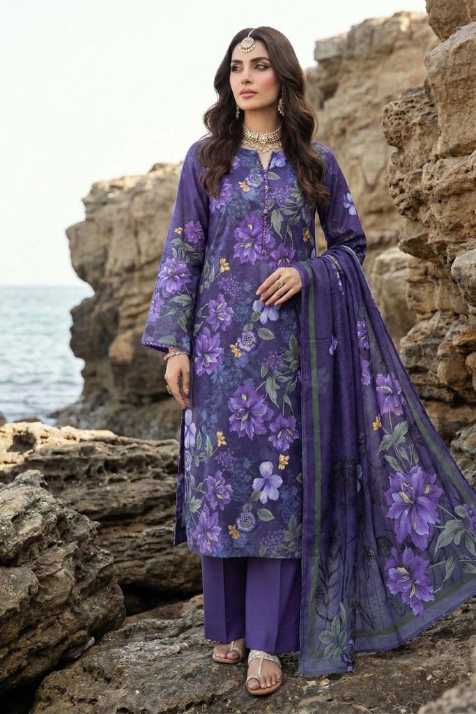 Dr Print Unstitched - Vol-7 - 3 Piece - DRP-051