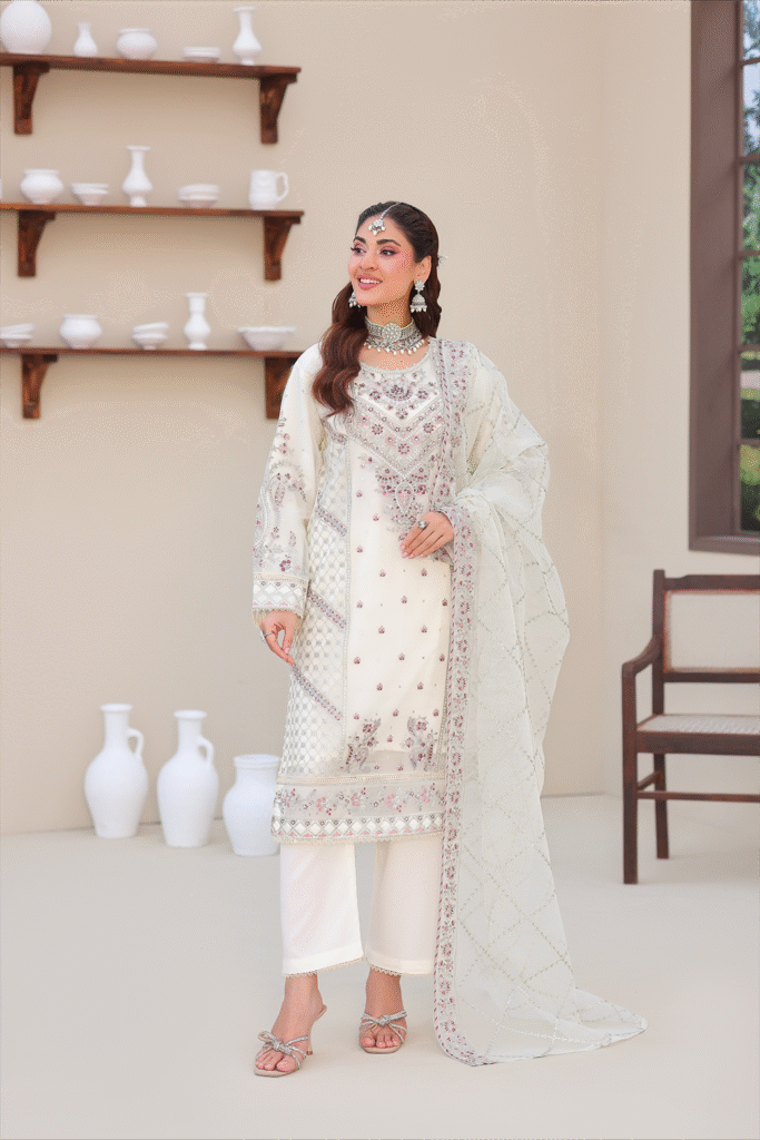 Ek Din Stitched - 3 Piece - EKD-003