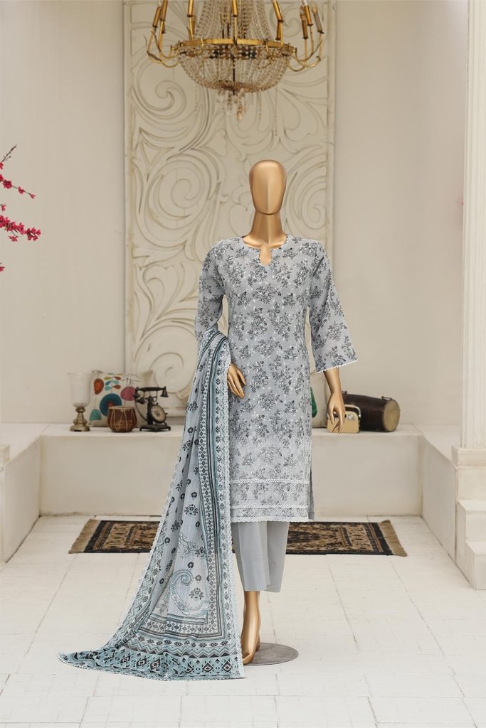Simply White Unstitched - Vol-5 - 3 Piece - SIP-050