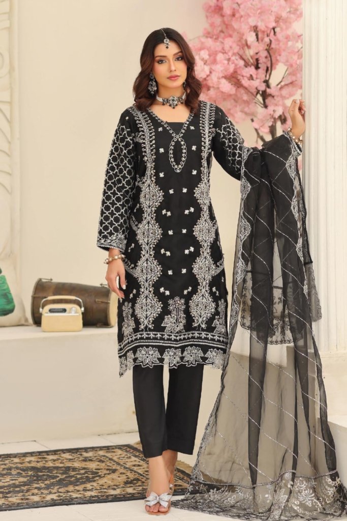 Parishay Unstitched - 3 Piece - PAR-004