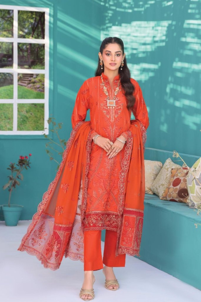 Doctri Unstitched - 3 Piece - DOC-007