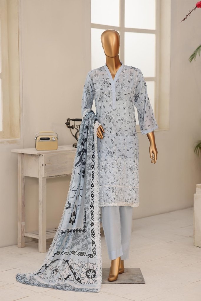 Simply White Unstitched - Vol-5 - 3 Piece - SIP-056