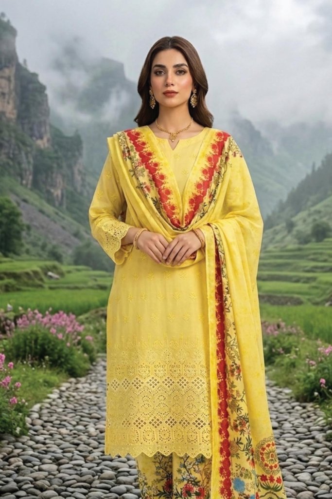 Esra Unstitched - Vol-2 - 3 Piece - ESR-015