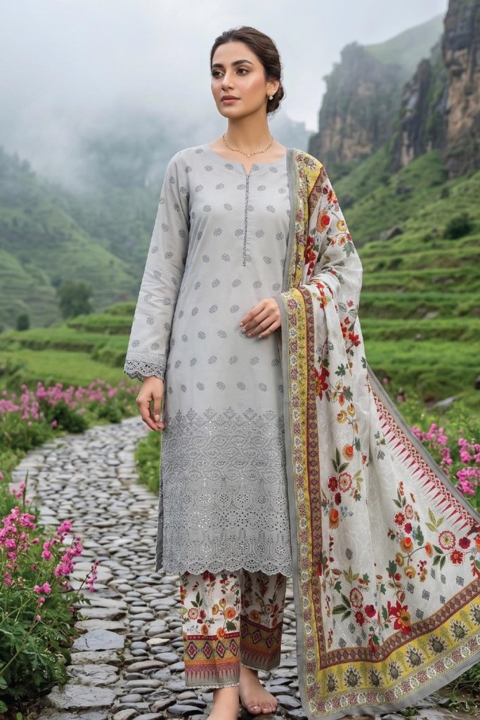 Esra Unstitched - Vol-2 - 3 Piece - ESR-017