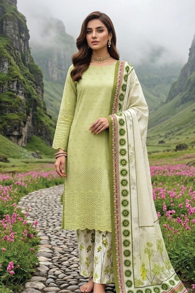 Esra Unstitched - Vol-2 - 3 Piece - ESR-018