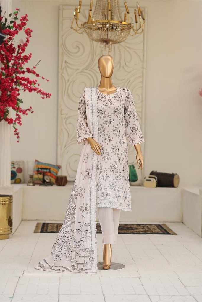 Simply White Unstitched - Vol-5 - 3 Piece - SIP-053