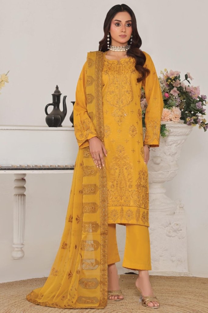 Doctri Unstitched - 3 Piece - DOC-006