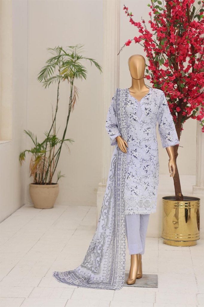 Simply White Unstitched - Vol-5 - 3 Piece - SIP-051