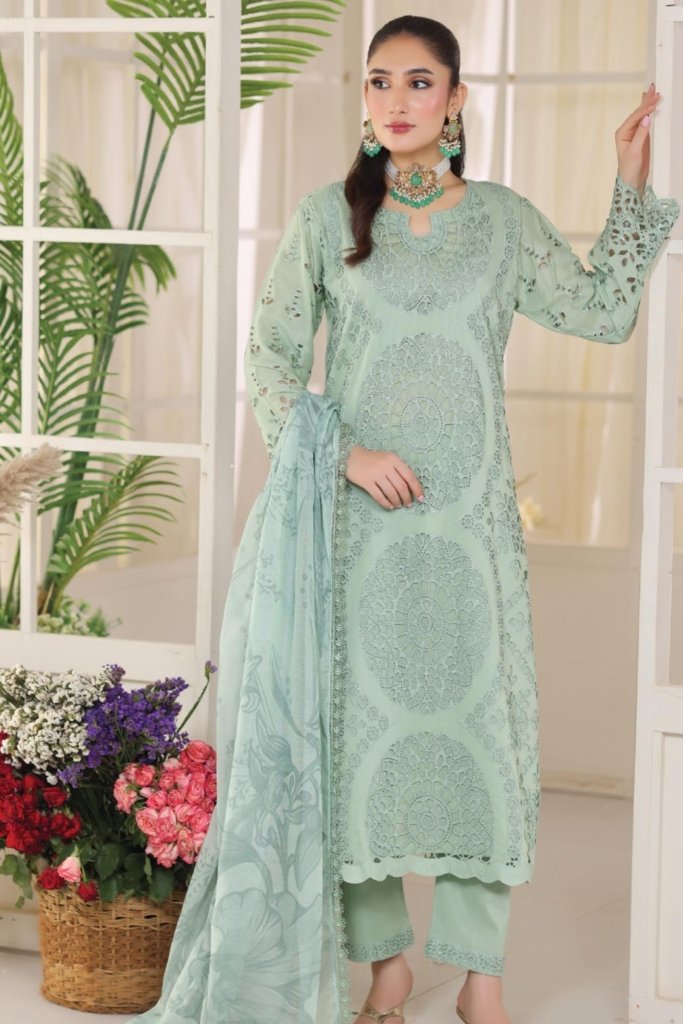 Dr Schiffli Unstitched - Vol 5 - 4 Piece - DRS-050