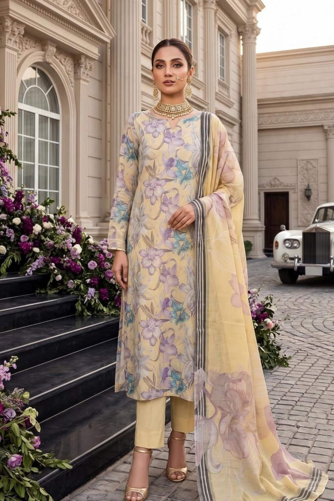 Dr Print Unstitched - Vol-20- 3 Piece - DPV-004