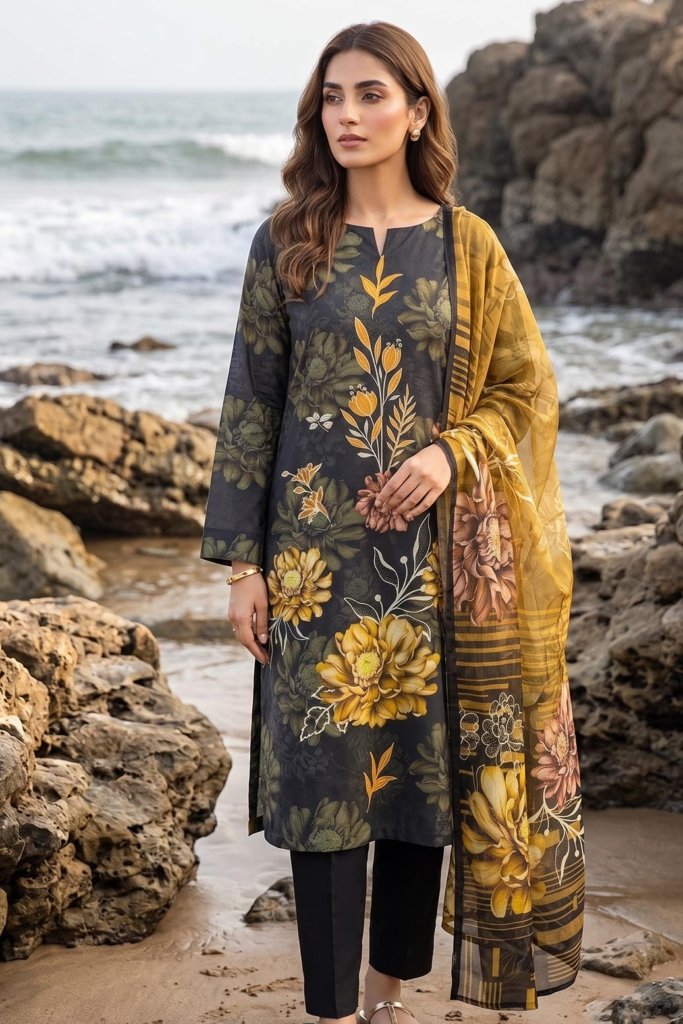Dr Print Unstitched - Vol-18 - 3 Piece - DPR-155