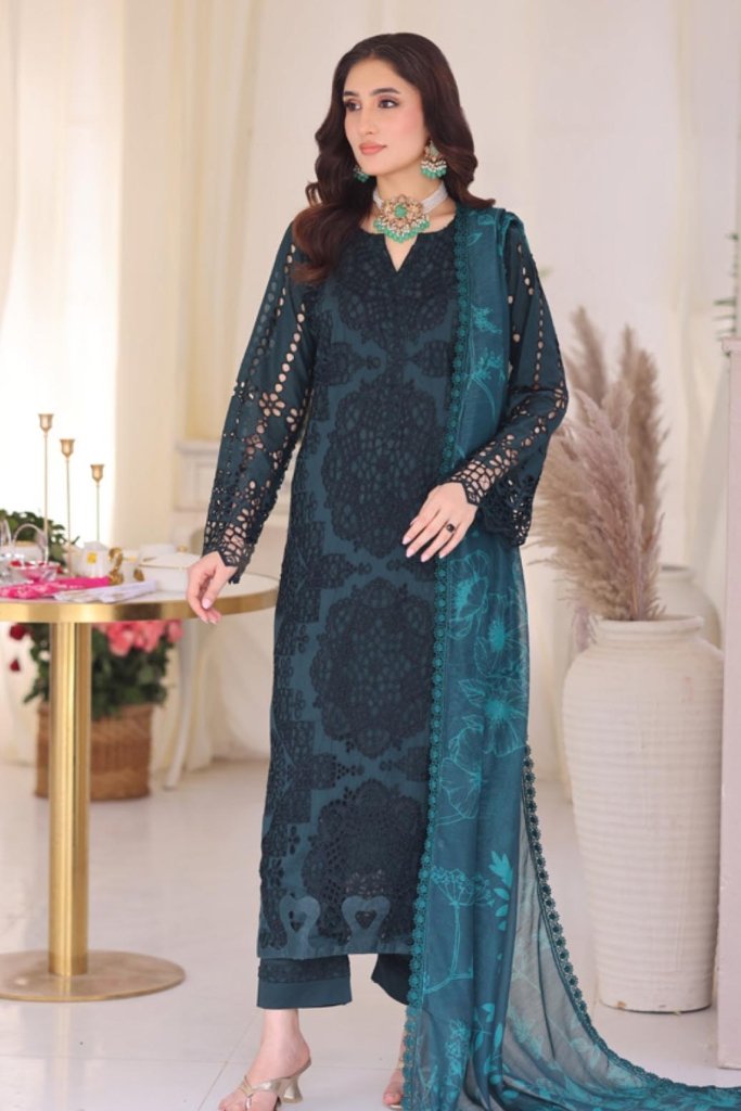 Dr Schiffli Unstitched - Vol 5 - 4 Piece - DRS-052