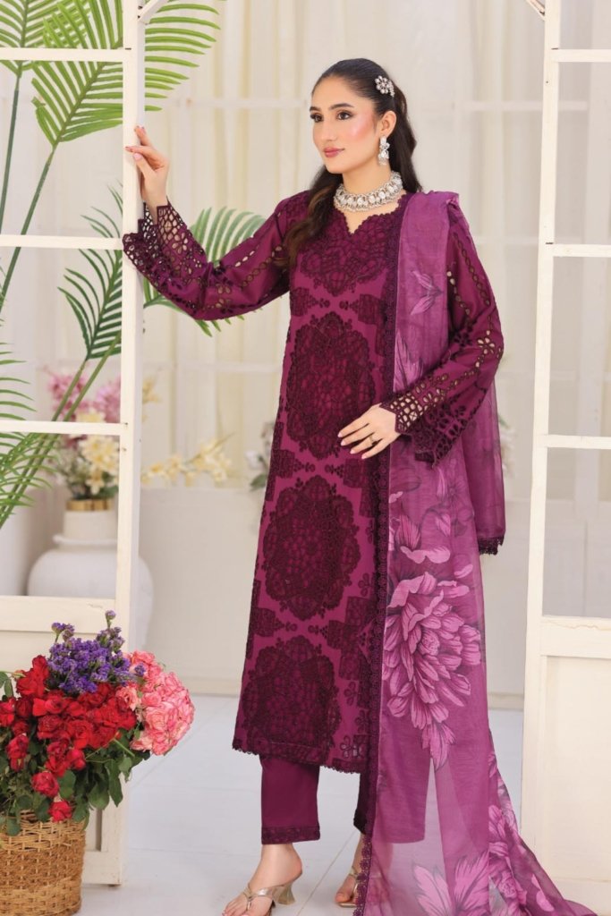 Dr Schiffli Unstitched - Vol 5 - 4 Piece - DRS-054