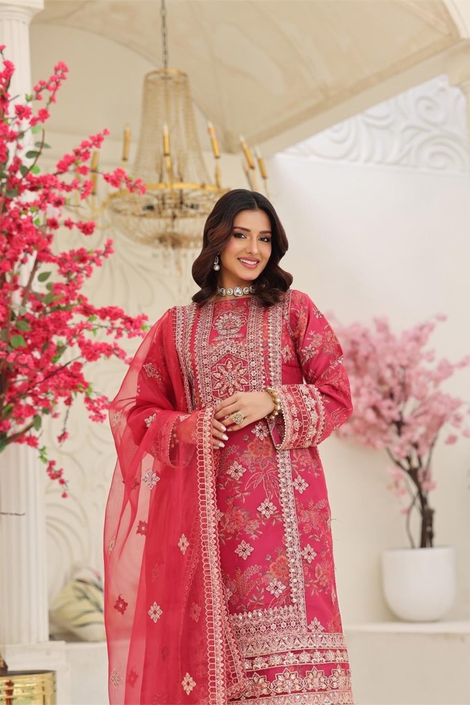 Mushkk Unstitched - 4 Piece - MUS-004