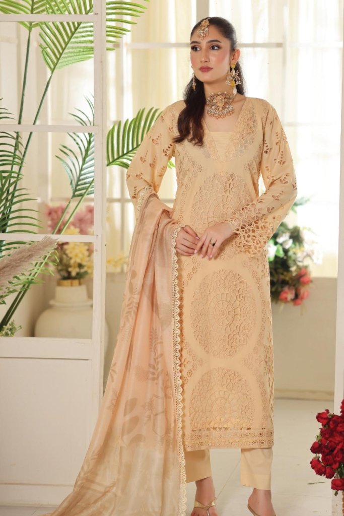 Dr Schiffli Unstitched - Vol 5 - 4 Piece - DRS-055