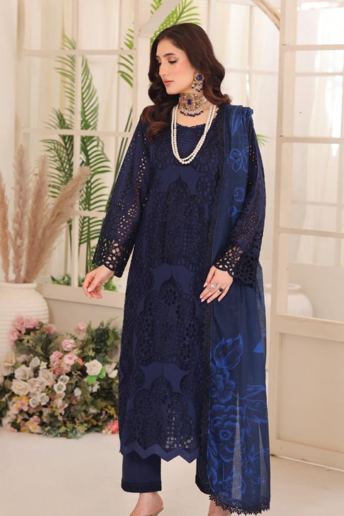 Dr Schiffli Unstitched - Vol 5 - 4 Piece - DRS-056